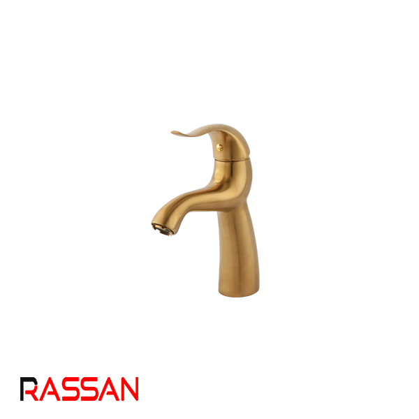 شیر روشویی طلایی مات راسان اوکتاو