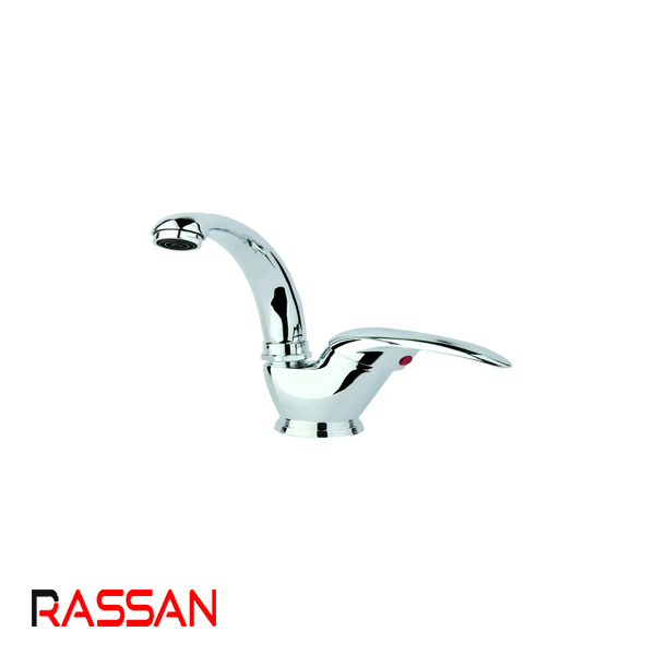 شیر روشویی متحرک کروم راسان مروارید  