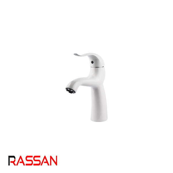 شیر روشویی سفید راسان اوکتاو 