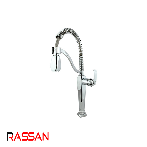 شیر سینک ظرفشویی کروم راسان آلیس