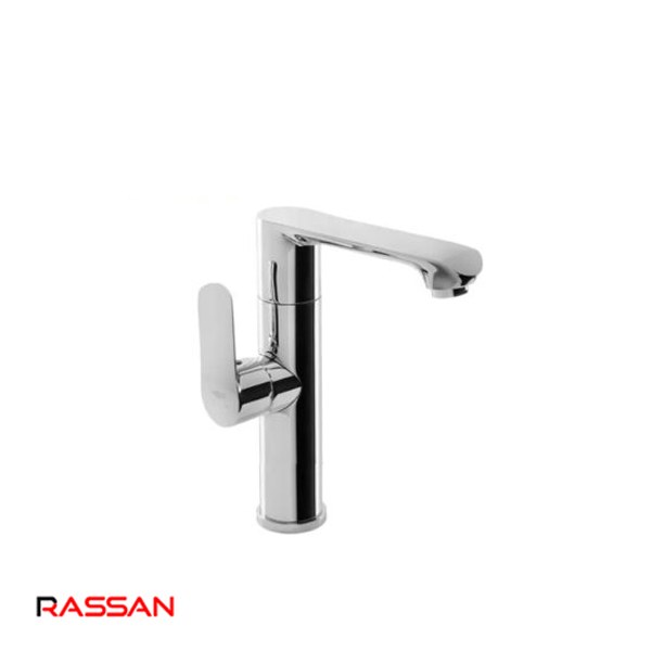 دینو روشویی پایه بلند کروم راسان