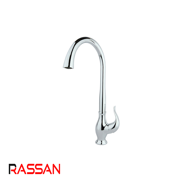 شیر سینک ظرفشویی کروم راسان اکتاو