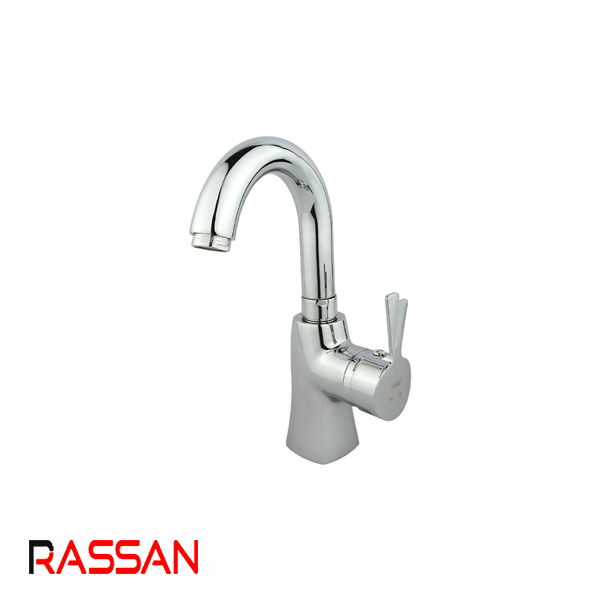 شیر روشویی متحرک کروم راسان پاپیون 