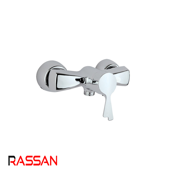 شیر توالت کروم راسان پاپیون 