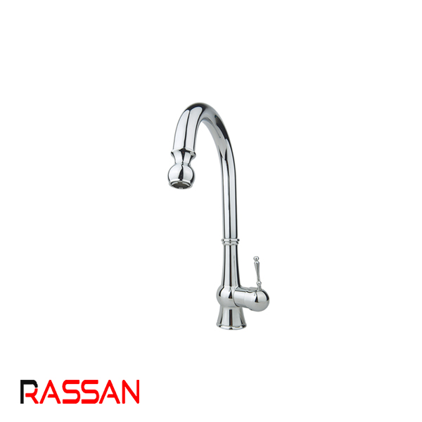 شیر سینک ظرفشویی کروم راسان ریما
