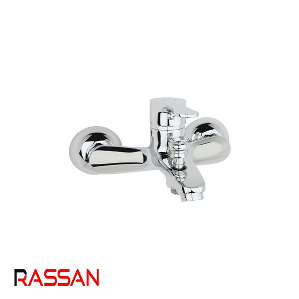 شیر حمام کروم راسان صدف 