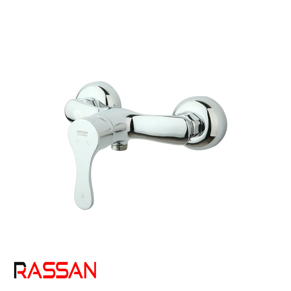 شیر توالت کروم راسان صدف 