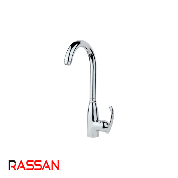 شیر سینک ظرفشویی کروم راسان سورن
